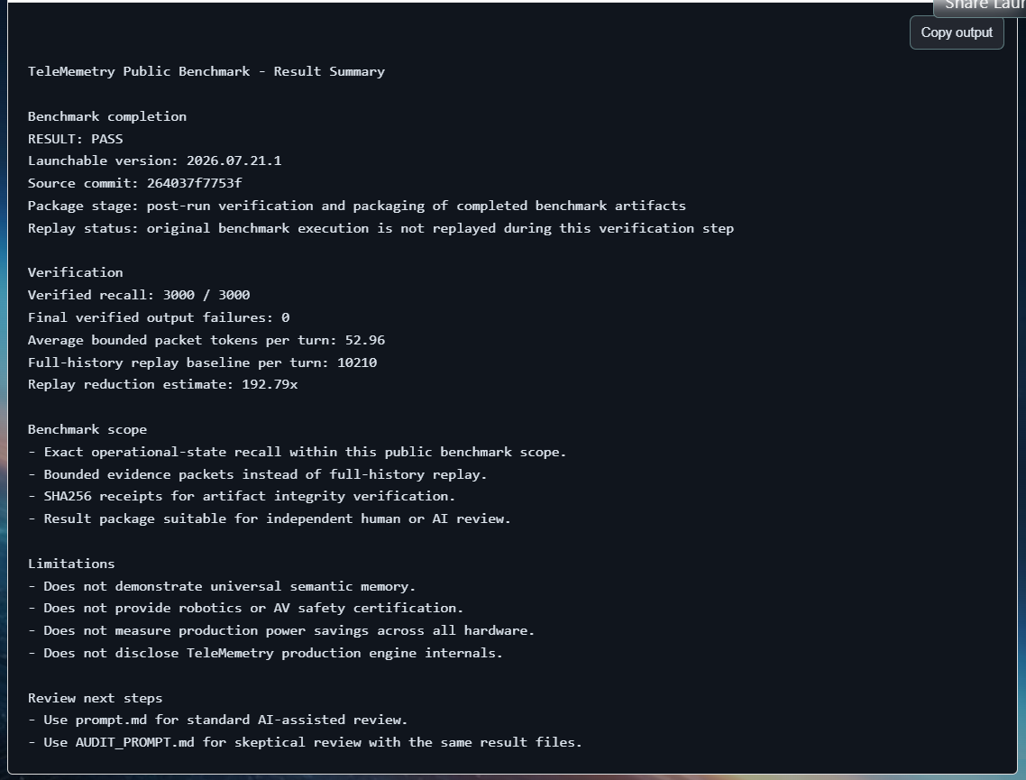 Machine-readable result file